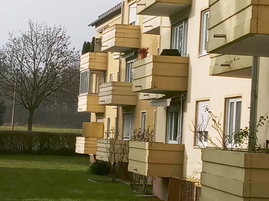 Wohnung zur Miete 660 € 1 Zimmer 37 m² Geschoss 1/2 Hirblinger Straße 158 a Bärenkeller Oberhausen 86156