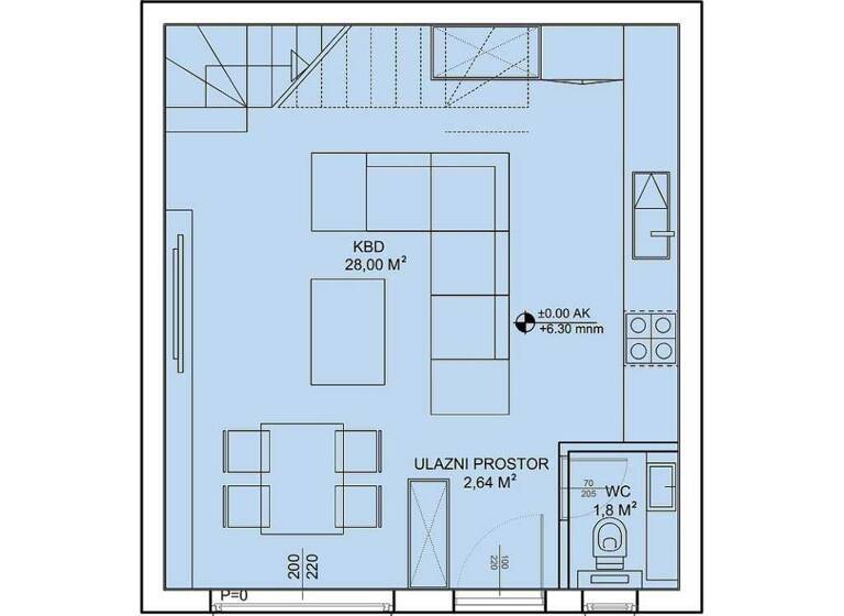 Wohnung zum Kauf 266.000 € 2 Zimmer 76 m² Zadar