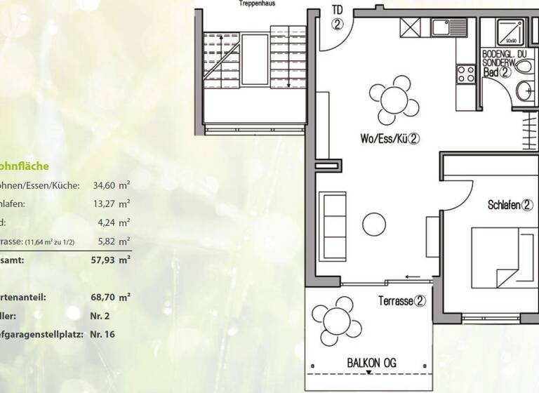 Wohnung zum Kauf 320.000 € 2 Zimmer 57 m² frei ab sofort Darmsheim Sindelfingen 71069