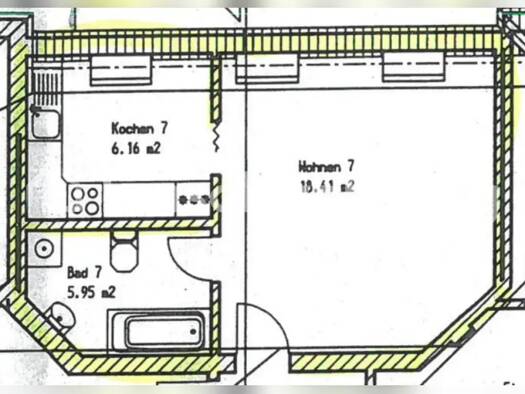 Studio zur Miete Tauschwohnung 300 € 1 Zimmer 30 m² 3. Geschoss Gruna Ortsamtsbereich Blasewitz 01277