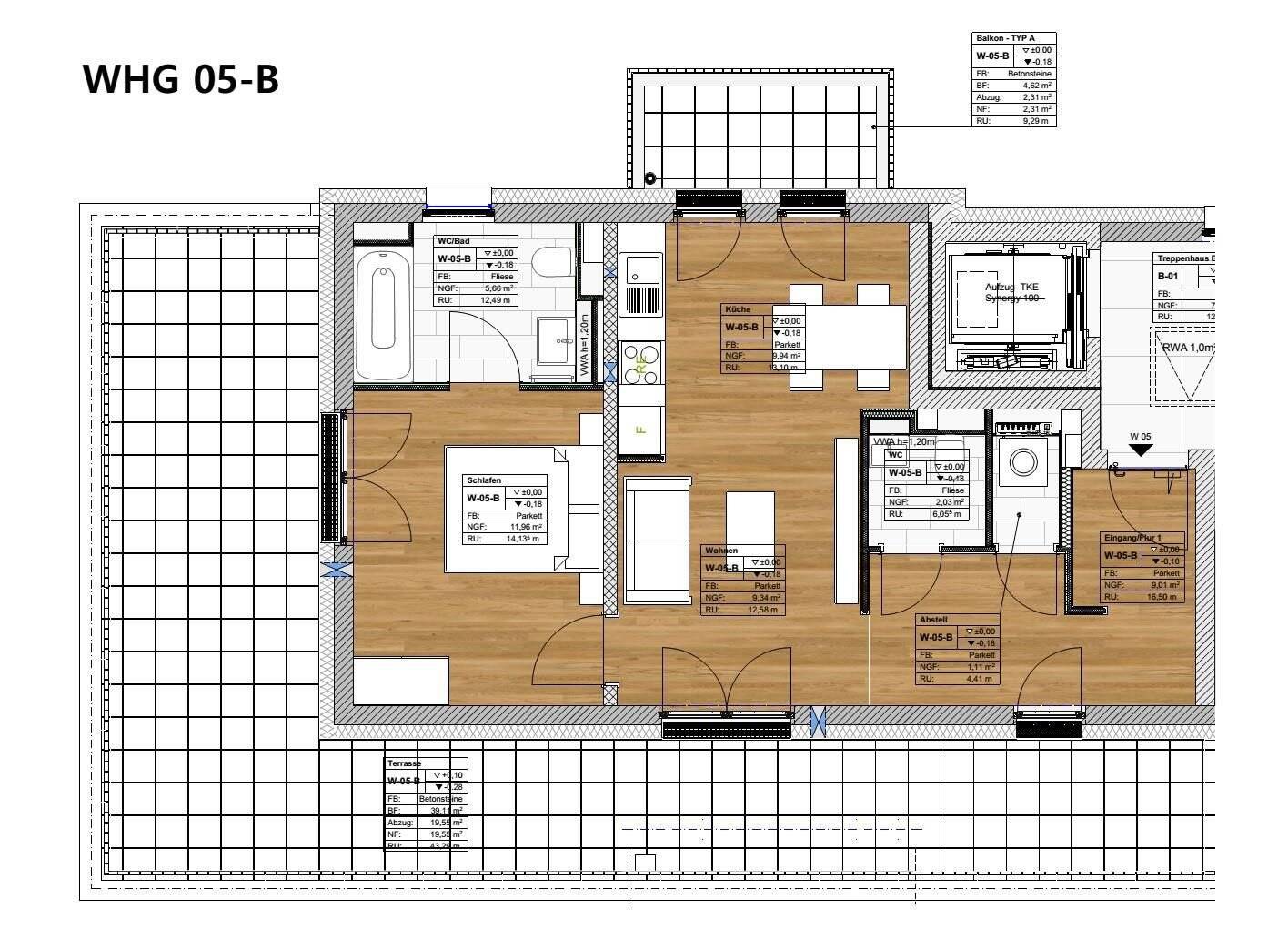 Penthouse zum Kauf provisionsfrei 359.000 € 2 Zimmer 72,4 m²<br/>Wohnfläche Kürenz Trier 54295