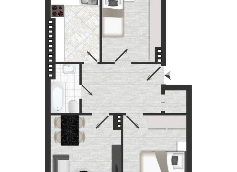 Wohnung zum Kauf 339.899 € 3 Zimmer 71 m² 2. Geschoss Olewischtwiet 15 Bramfeld Hamburg 22177
