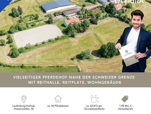 Sonstiges zum Kauf als Kapitalanlage geeignet 1.980.000 € 62.813 m² 62.813 m² Grundstück Hotzenwaldstraße 45 Hochsal Laufenburg (Baden) 79725