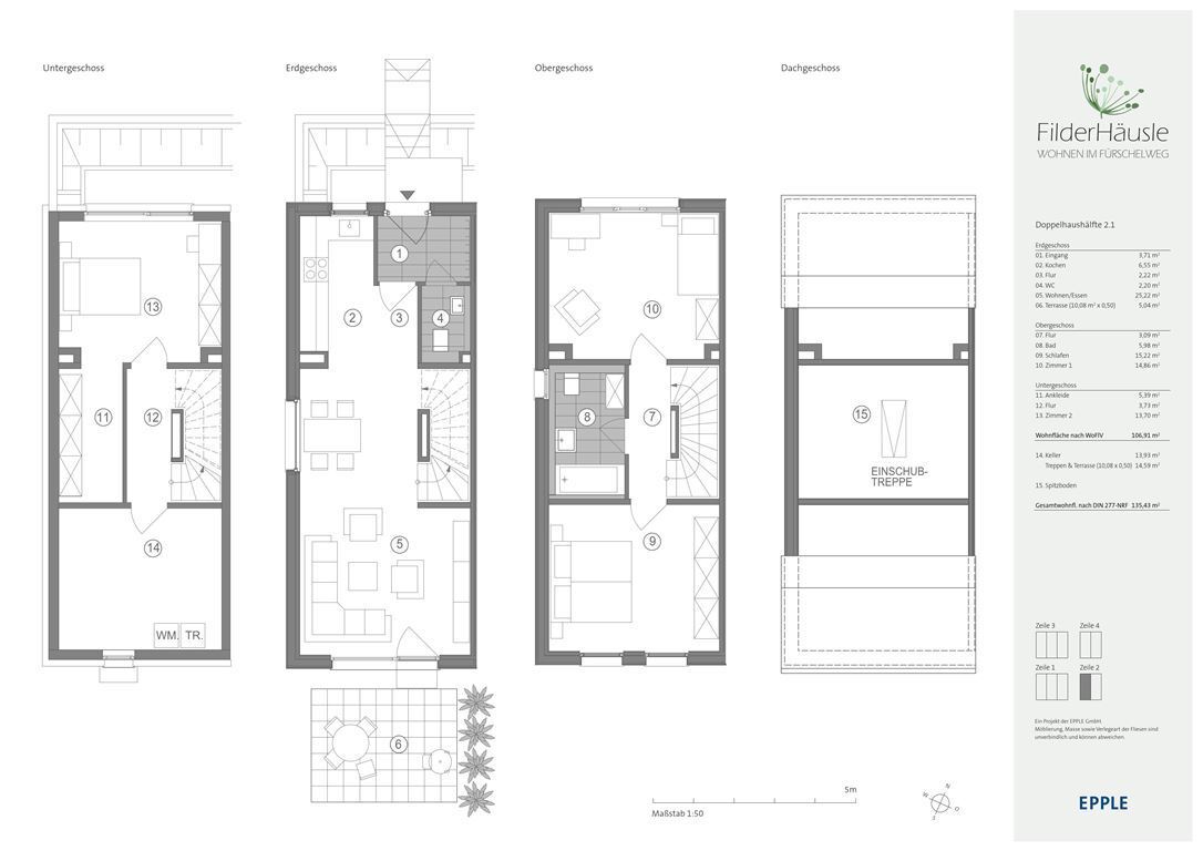 Doppelhaushälfte zum Kauf provisionsfrei 599.000 € 4 Zimmer 135,4 m²<br/>Wohnfläche 31.12.2024<br/>Verfügbarkeit Musberg Leinfelden-Echterdingen 70771