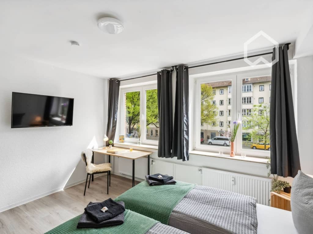 Wohnung zur Miete Wohnen auf Zeit 2.417 € 5 Zimmer 49 m²<br/>Wohnfläche ab sofort<br/>Verfügbarkeit Am Marstall Mitte Hannover 30159