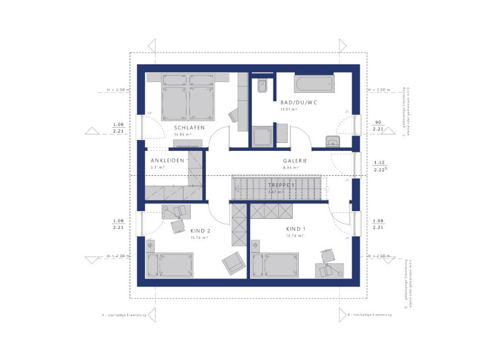 Einfamilienhaus zum Kauf provisionsfrei 318.245 € 5 Zimmer 145 m²<br/>Wohnfläche 1 m²<br/>Grundstück Meckenbeuren Meckenbeuren 88074