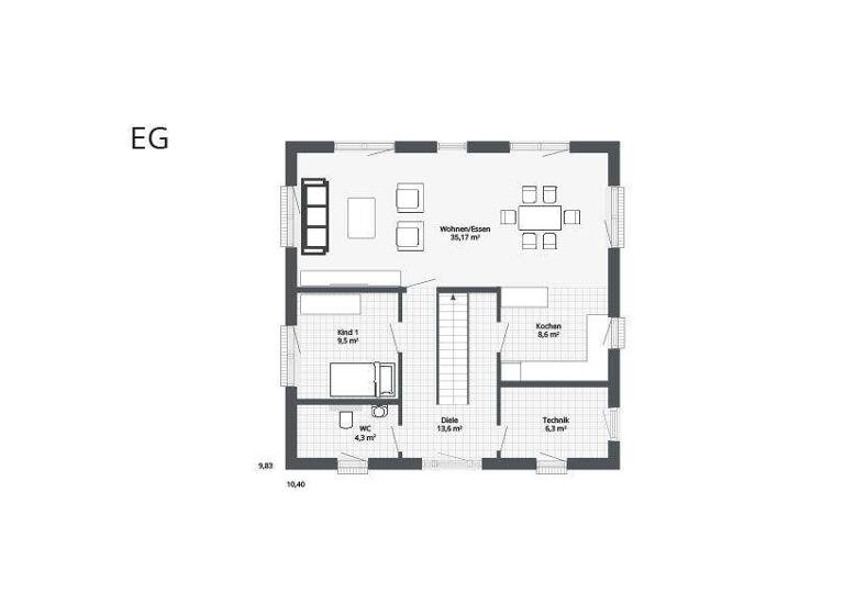 Einfamilienhaus zum Kauf provisionsfrei 717.200 € 6 Zimmer 174 m² 724 m² Grundstück Beberich Viersen 41748