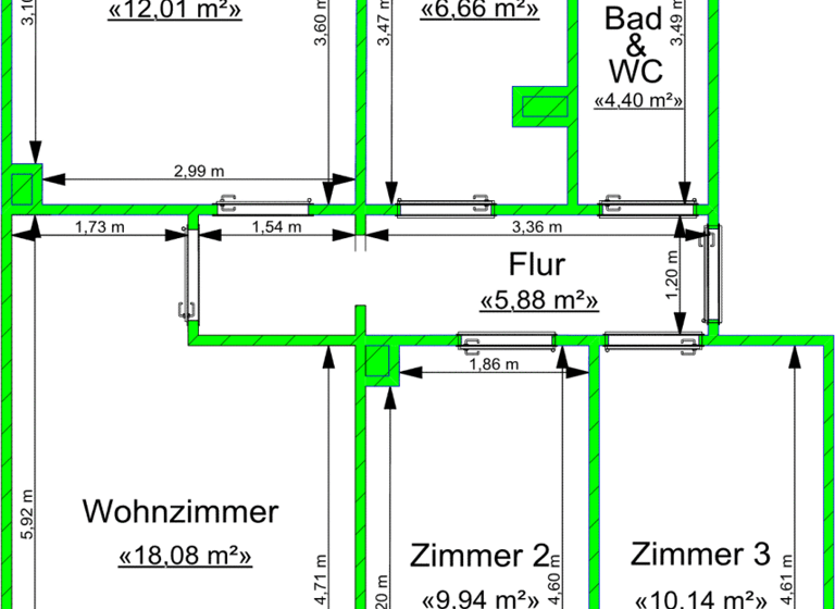 Studio zur Miete 131 € 1 Zimmer 23,8 m² 3. Geschoss Berliner Straße 203 Bieblach Gera 07546