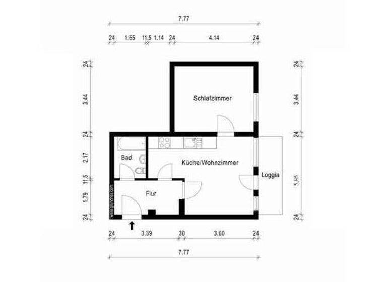 Wohnung zur Miete 445 € 2 Zimmer 52,2 m² 9. Geschoss frei ab 17.04.2026 Richard-Zimmermann-Str. 3 Lobeda Jena 07747