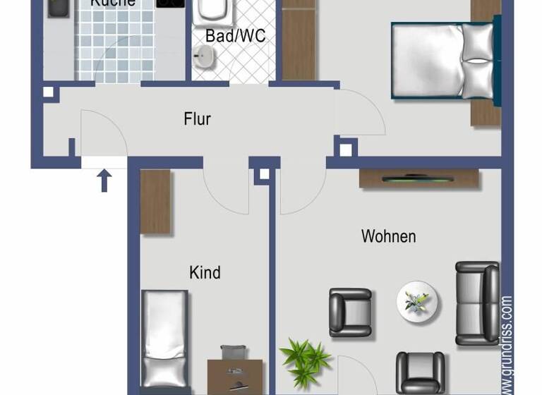 Wohnung zum Kauf provisionsfrei 250.000 € 3 Zimmer 66,5 m²<br/>Wohnfläche EG<br/>Geschoss Hassels Düsseldorf 40599