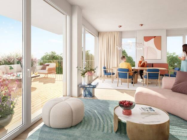 Penthouse zum Kauf - Erstbezug 1.069.116 € 4 Zimmer 134,5 m² 2. Geschoss Johann-Haiden-Straße 44 Eggenberg Graz 8020