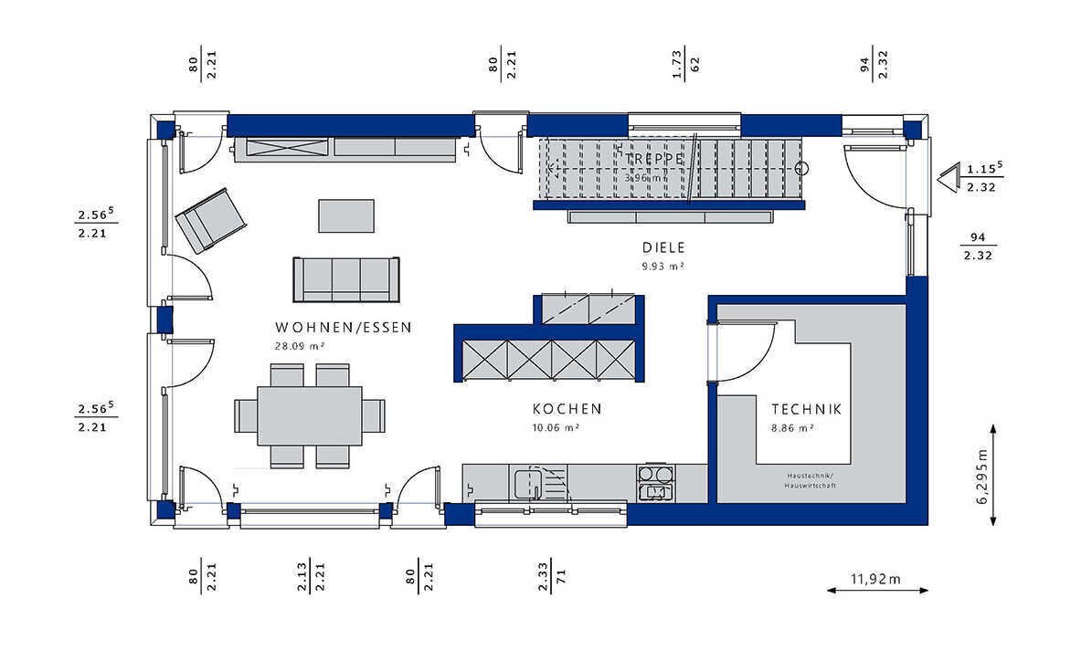 Haus zum Kauf provisionsfrei 599.000 € 4,5 Zimmer 121 m²<br/>Wohnfläche 305 m²<br/>Grundstück Buchenbühl Nürnberg 90411