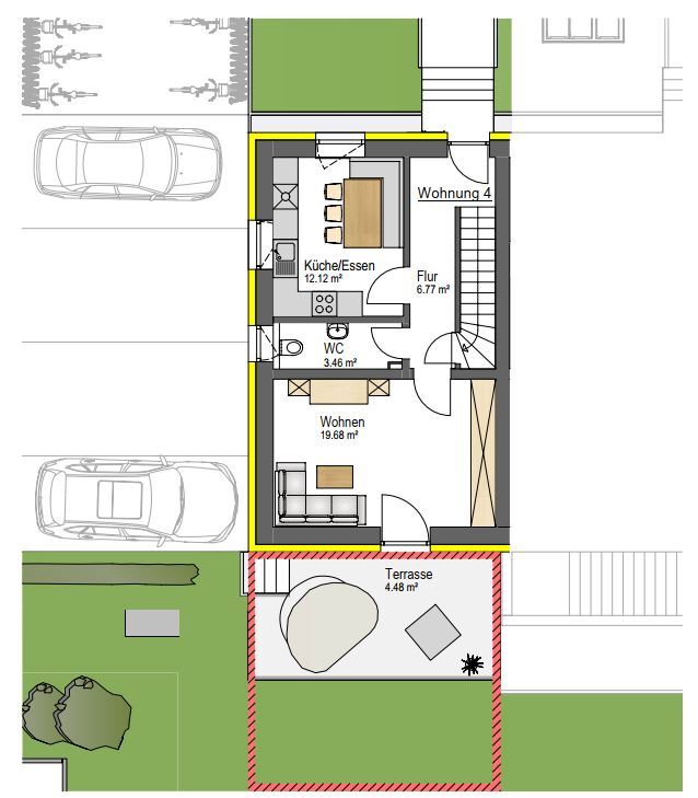 Wohnung zum Kauf provisionsfrei als Kapitalanlage geeignet 515.000 € 5 Zimmer 134 m²<br/>Wohnfläche Matzentalweg 6 Reckingen Küssaberg 79790