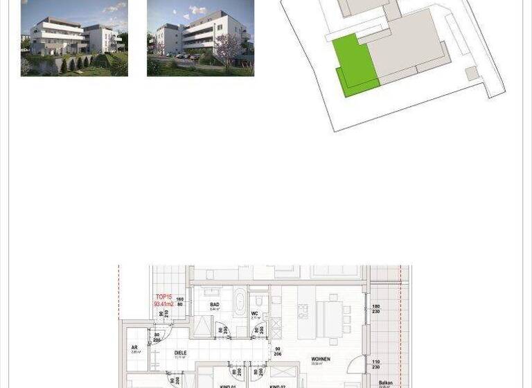 Wohnung zum Kauf - Erstbezug 435.000 € 4 Zimmer 93,4 m² frei ab 01.07.2027 Gartenhausweg 6 Kirchdorf an der Krems 4560