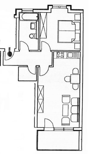 Wohnung zur Miete 510 € 2 Zimmer 51,2 m²<br/>Wohnfläche 2.<br/>Geschoss Toskastr. 10b Möckern Leipzig 04159