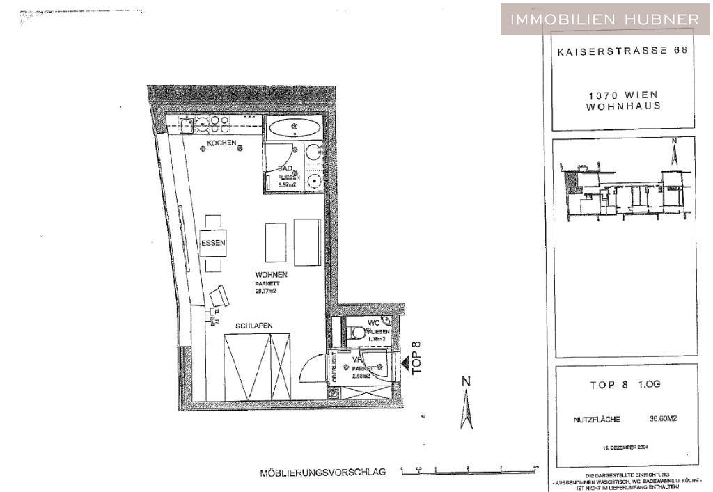 Wohnung zur Miete 776 € 1 Zimmer 40 m²<br/>Wohnfläche 1.<br/>Geschoss Wien 1070