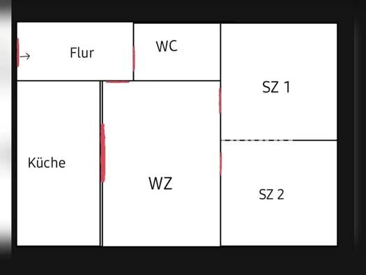 Wohnung zur Miete Tauschwohnung 500 € 3 Zimmer 75 m² 2. Geschoss Alsterdorf Nord 22415