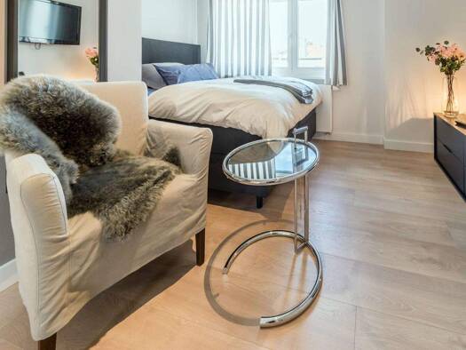 Studio zur Miete Wohnen auf Zeit 1.100 € 1 Zimmer 28 m² frei ab 01.04.2026 Dornbusch Frankfurt am Main 60433