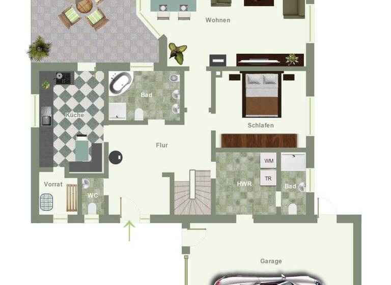 Einfamilienhaus zum Kauf 395.000 € 2 Zimmer 125 m² 1.200 m² Grundstück Nuttel Dötlingen 27801