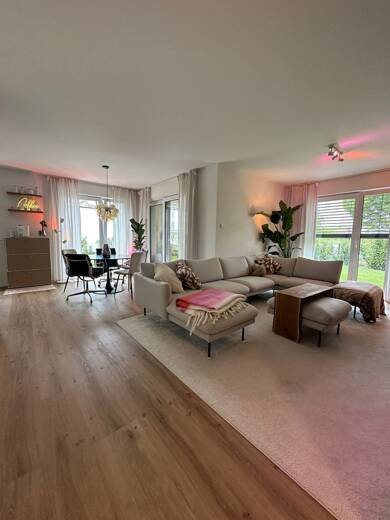 Wohnung zur Miete 1.500 € 3 Zimmer 91 m² 1. Geschoss Linkenheim Linkenheim-Hochstetten 76351