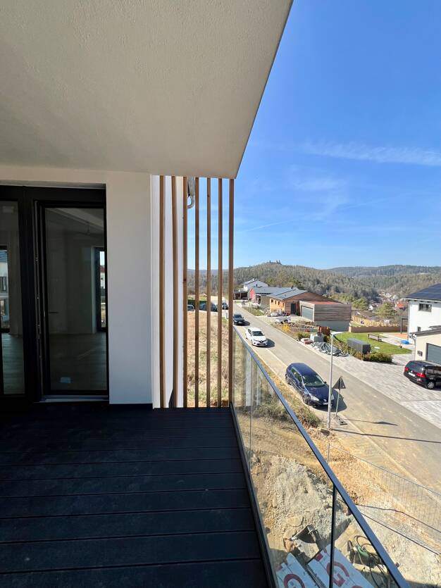 Wohnung zur Miete - Neubau 995 € 4 Zimmer 117,2 m² Dachgeschoss, 1. Geschoss frei ab sofort Am Sandberg 16 Hohenburg Hohenburg 92277