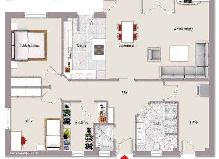 Bungalow zum Kauf 419.000 € 5 Zimmer 120 m² 656 m² Grundstück Grafhorst 38462