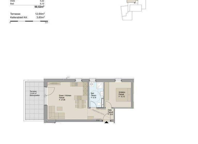 Terrassenwohnung zum Kauf - Erstbezug 353.388 € 2 Zimmer 50,5 m² EG Kirchfeldstraße 7 Zirl 6170