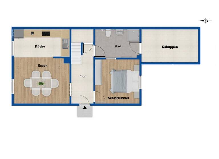 Einfamilienhaus zum Kauf 178.000 € 4 Zimmer 65 m² 233 m² Grundstück Hamm Hamm am Rhein 67580