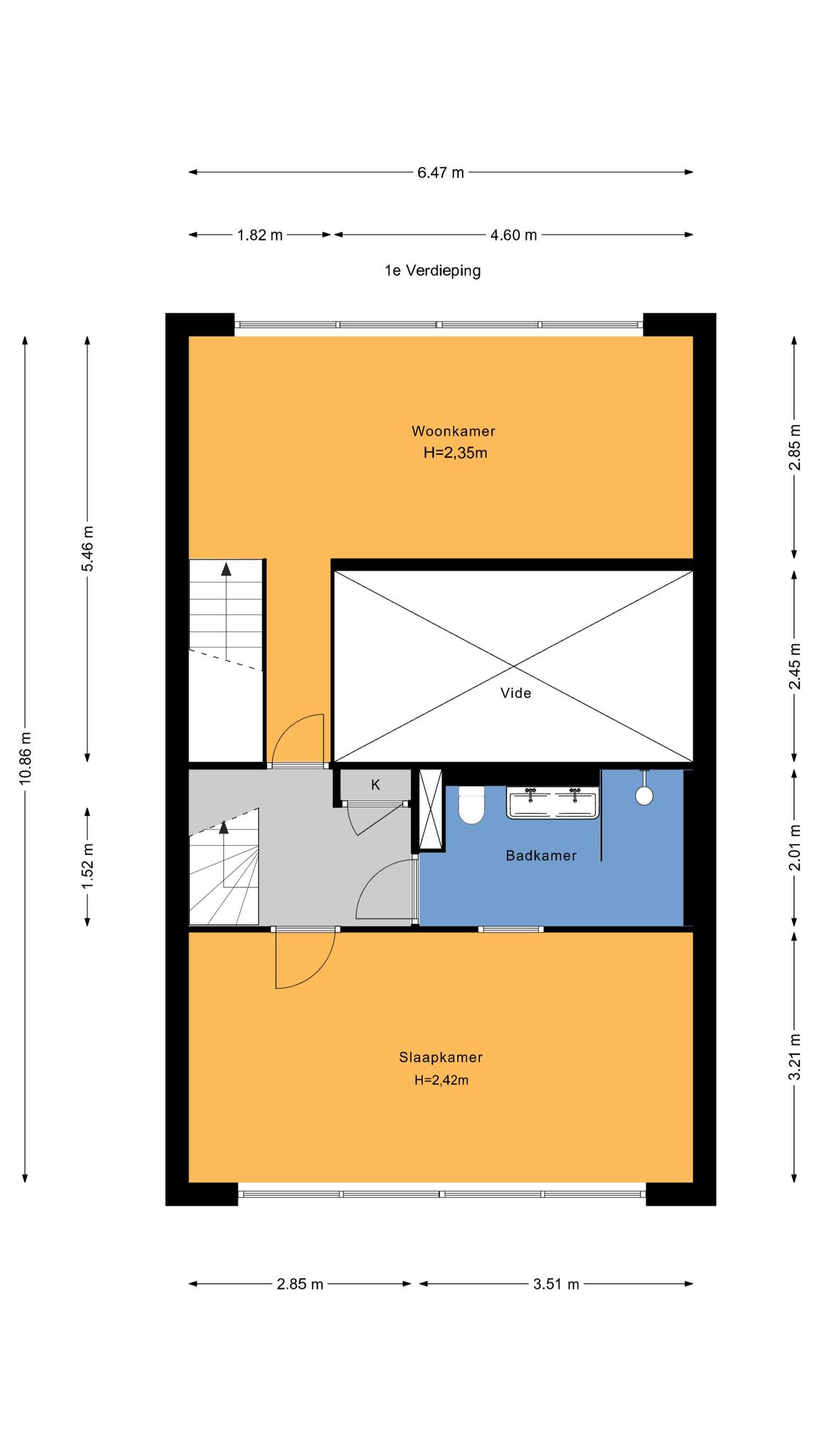 Herrenhaus zum Kauf 1.495.000 € 6 Zimmer 239 m²<br/>Wohnfläche 185 m²<br/>Grundstück schutterstraat 5 delft 2611 MX