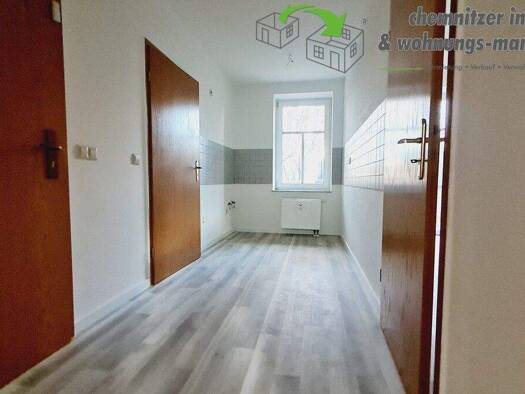 Wohnung zur Miete 261 € 2 Zimmer 43,5 m² EG Kantstraße 1 Gablenz Chemnitz / Lutherviertel 09126