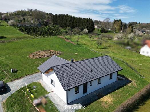 Einfamilienhaus zum Kauf - Erstbezug 380.000 € 3 Zimmer 117 m² 1.333 m² Grundstück Untere Bergstraße 10 Bocksdorf 7553