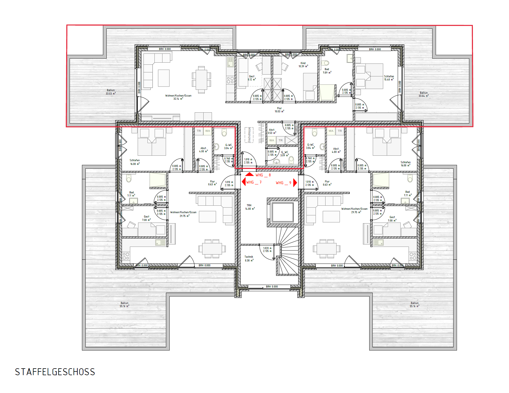 Penthouse zur Miete 1.360 € 4 Zimmer 136 m²<br/>Wohnfläche ab sofort<br/>Verfügbarkeit Ostrhauderfehn Ostrhauderfehn 26842