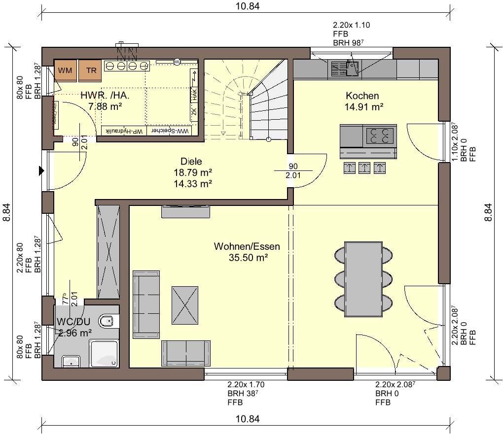 Einfamilienhaus zum Kauf provisionsfrei 461.162 € 4 Zimmer 154 m²<br/>Wohnfläche 450 m²<br/>Grundstück Gartenstadt Rostock 18059