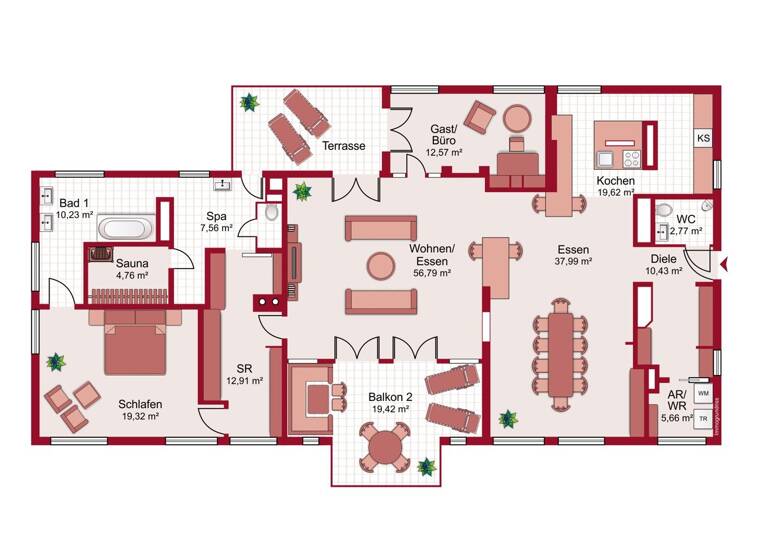 Wohnung zum Kauf 1.299.000 € 3 Zimmer 181,7 m² Wilten Innsbruck 6020