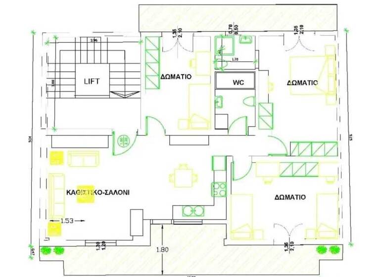Studio zum Kauf 149.000 € 4 Zimmer 124 m² 1. Geschoss Olympische Riviera