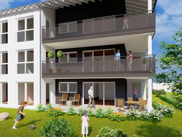 Wohnung zum Kauf - Erstbezug 339.900 € 3 Zimmer 87,7 m² 2. Geschoss Schnelldorf Schnelldorf 91625