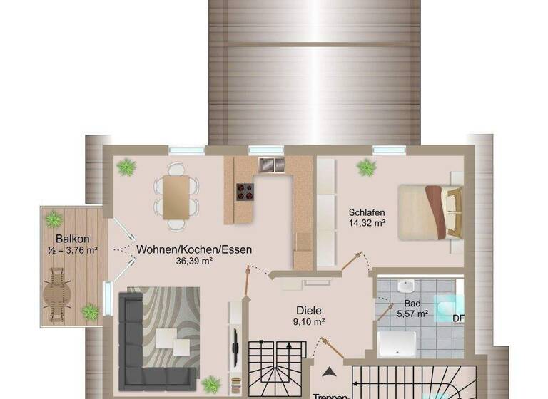 Maisonette zum Kauf 375.000 € 3 Zimmer 100,9 m² Maxhütte Maxhütte-Haidhof 93142