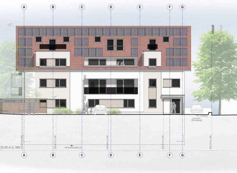 Wohnung zum Kauf 398.975 € 3,5 Zimmer 73,5 m² 3. Geschoss Seestraße 17 Neuenhaus Aichtal 72631