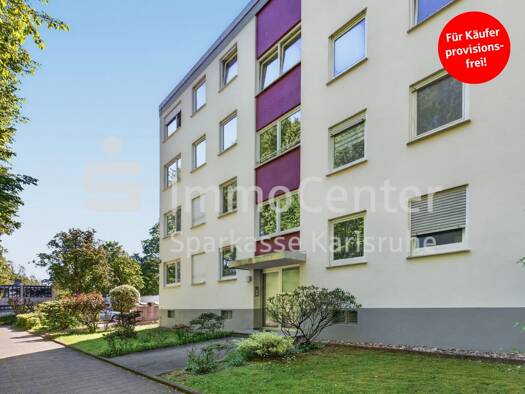 Wohnung zum Kauf provisionsfrei 229.000 € 3 Zimmer 81,4 m² 3. Geschoss Bergwald Durlach 76228