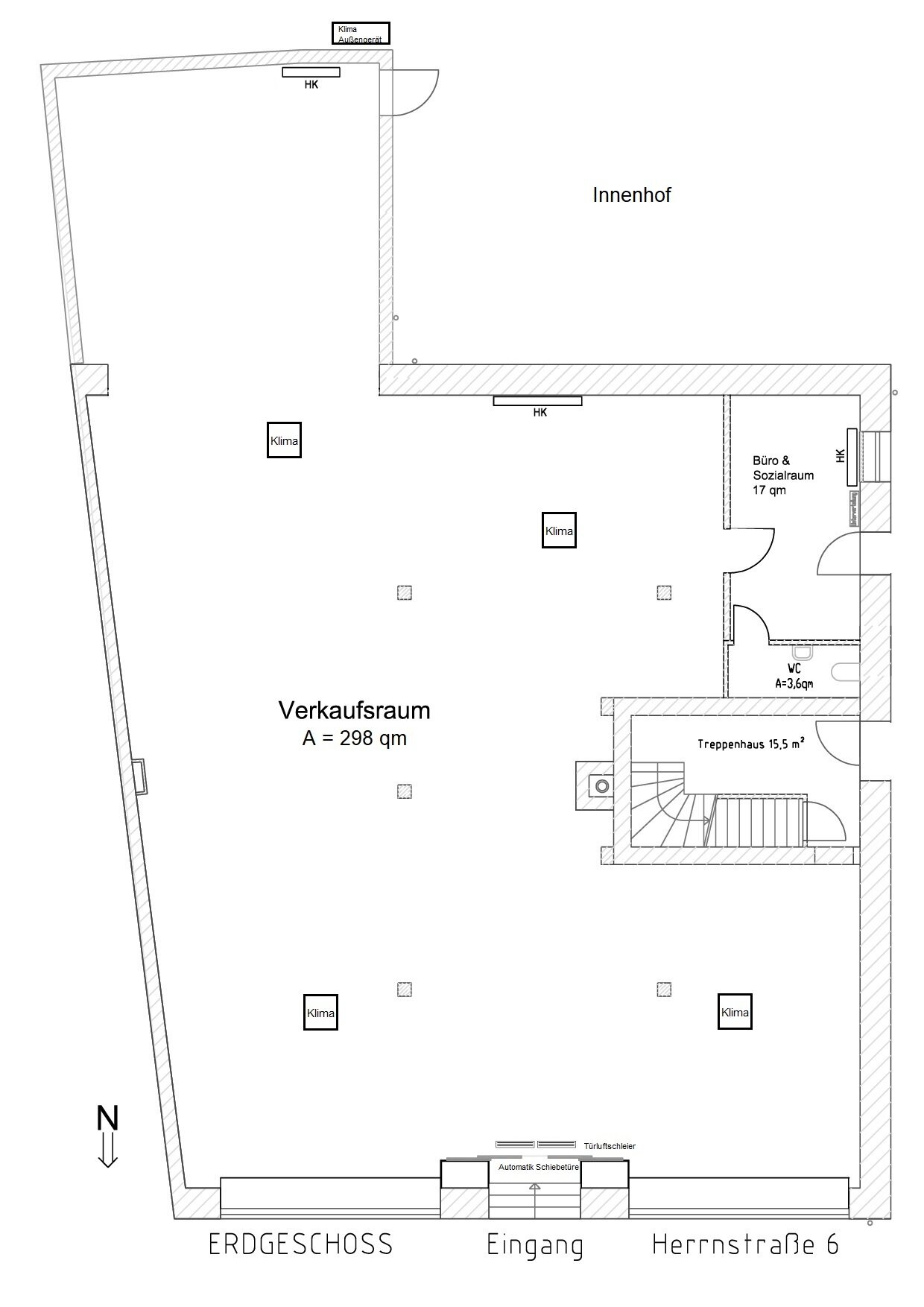 Ladenfläche zur Miete provisionsfrei 326 m²<br/>Verkaufsfläche Herrenstr. 6 Moosburg Moosburg 85368