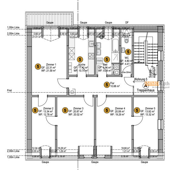 Wohnung zum Kauf 339.000 € 5 Zimmer 118 m²<br/>Wohnfläche 3.<br/>Geschoss Kollnau Waldkirch / Kollnau 79183