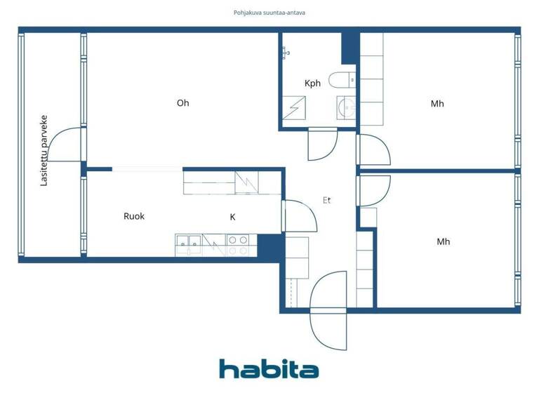 Wohnung zum Kauf 124.000 € 3 Zimmer 71 m² 3. Geschoss Fasaanipolku 4 Vantaa 01450