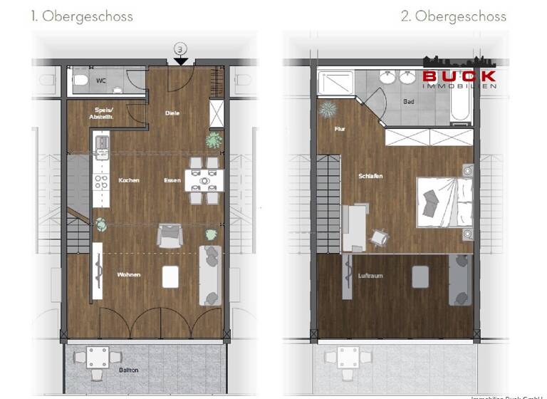Maisonette zur Miete 930 € 2,5 Zimmer 84,8 m² 1. Geschoss Gosbach Bad Ditzenbach-Gosbach 73342