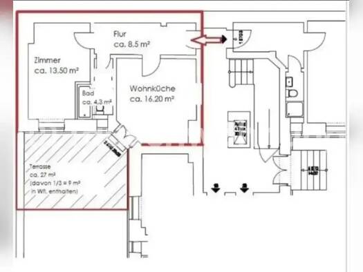 Wohnung zur Miete Tauschwohnung 1.355 € 1,5 Zimmer 51 m² Obergiesing München 81539
