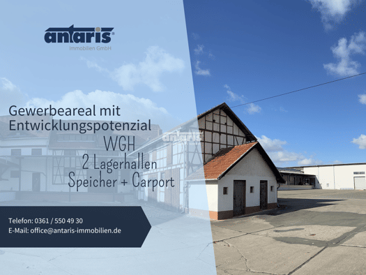 Lagerhalle zum Kauf 1.199.000 € 1.500 m² Lagerfläche Kölleda Kölleda 99625
