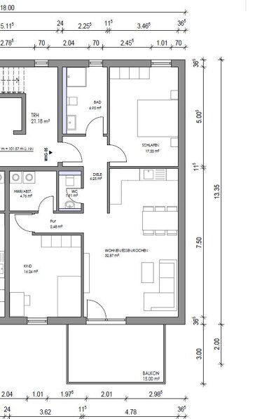 Wohnung zum Kauf provisionsfrei 606.272 € 3 Zimmer 94,7 m² Griesheim Frankfurt 65933