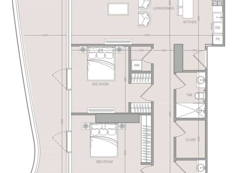 Wohnung zum Kauf provisionsfrei 1.038.572 € 4 Zimmer 191,2 m² Dubai 00000