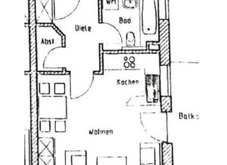 Studio zum Kauf provisionsfrei 99.000 € 1 Zimmer 38 m² 1. Geschoss Ulmer Straße 3 Krumbach 86381