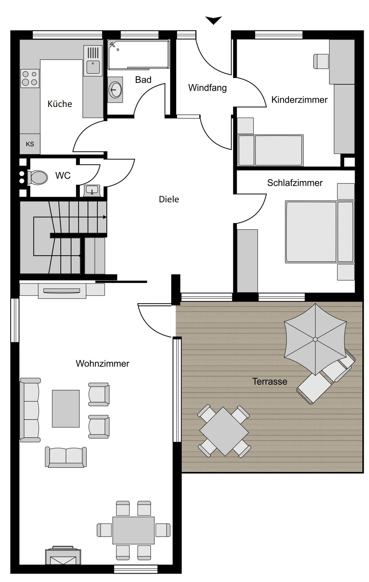 Bungalow zum Kauf 296.000 € 3,5 Zimmer 92 m²<br/>Wohnfläche 544 m²<br/>Grundstück Langendreer Bochum 44892