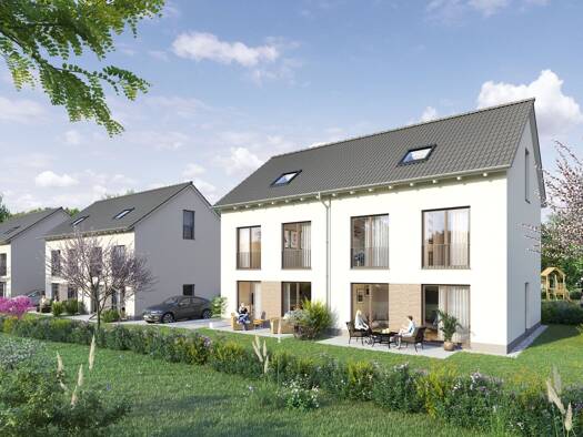 Doppelhaushälfte zum Kauf - Neubau provisionsfrei 714.000 € 5 Zimmer 138 m² 173 m² Grundstück Goldbornstraße 23 Wicker Flörsheim 65439